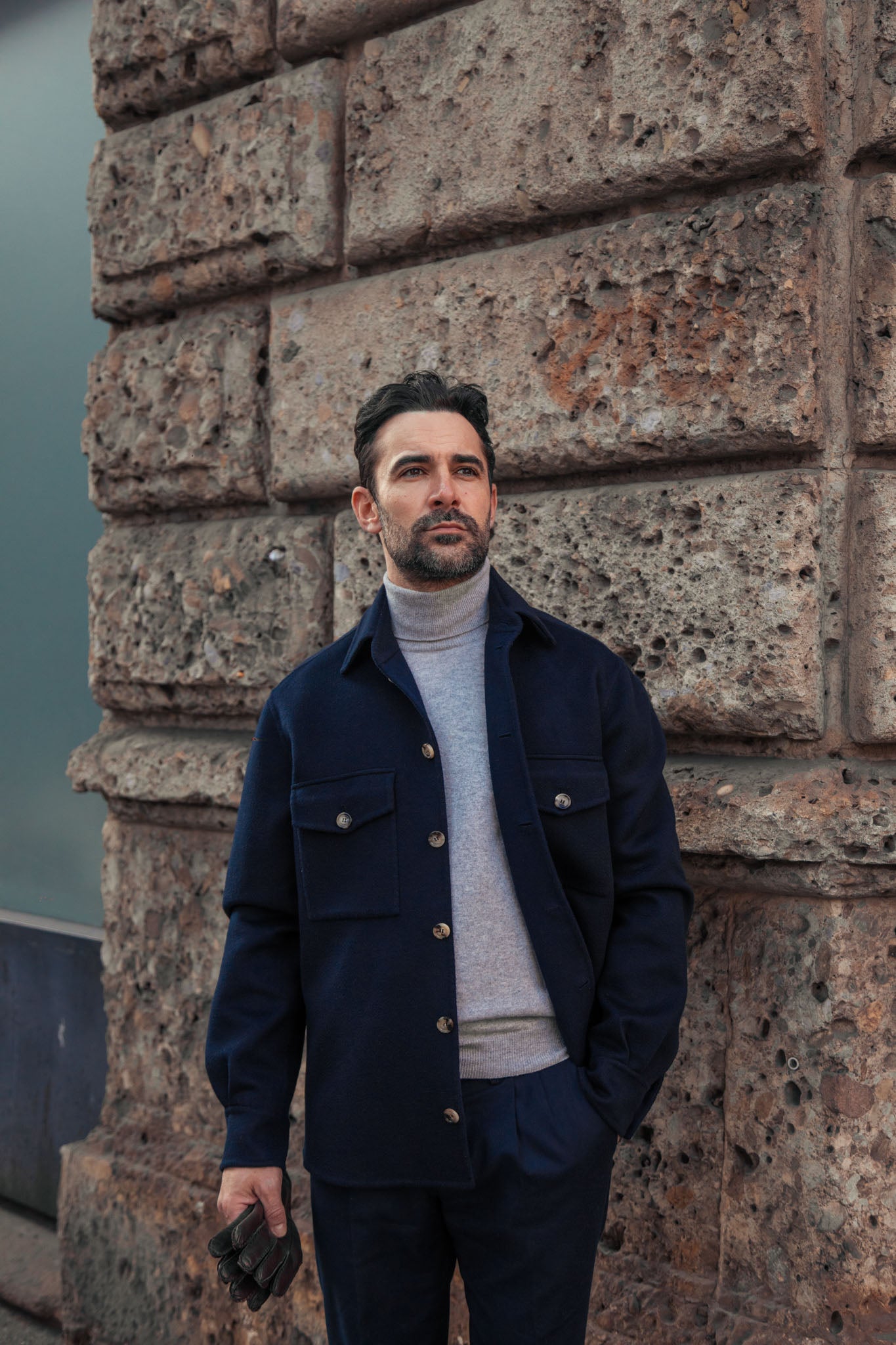 THE CLASIK 24aw 46 美品　OVERSHIRT Overshirt Jacket Parker – Rifugio Handmade Leather Jackets Napoli