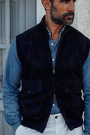 Suede & Cashmere Vest Andorra