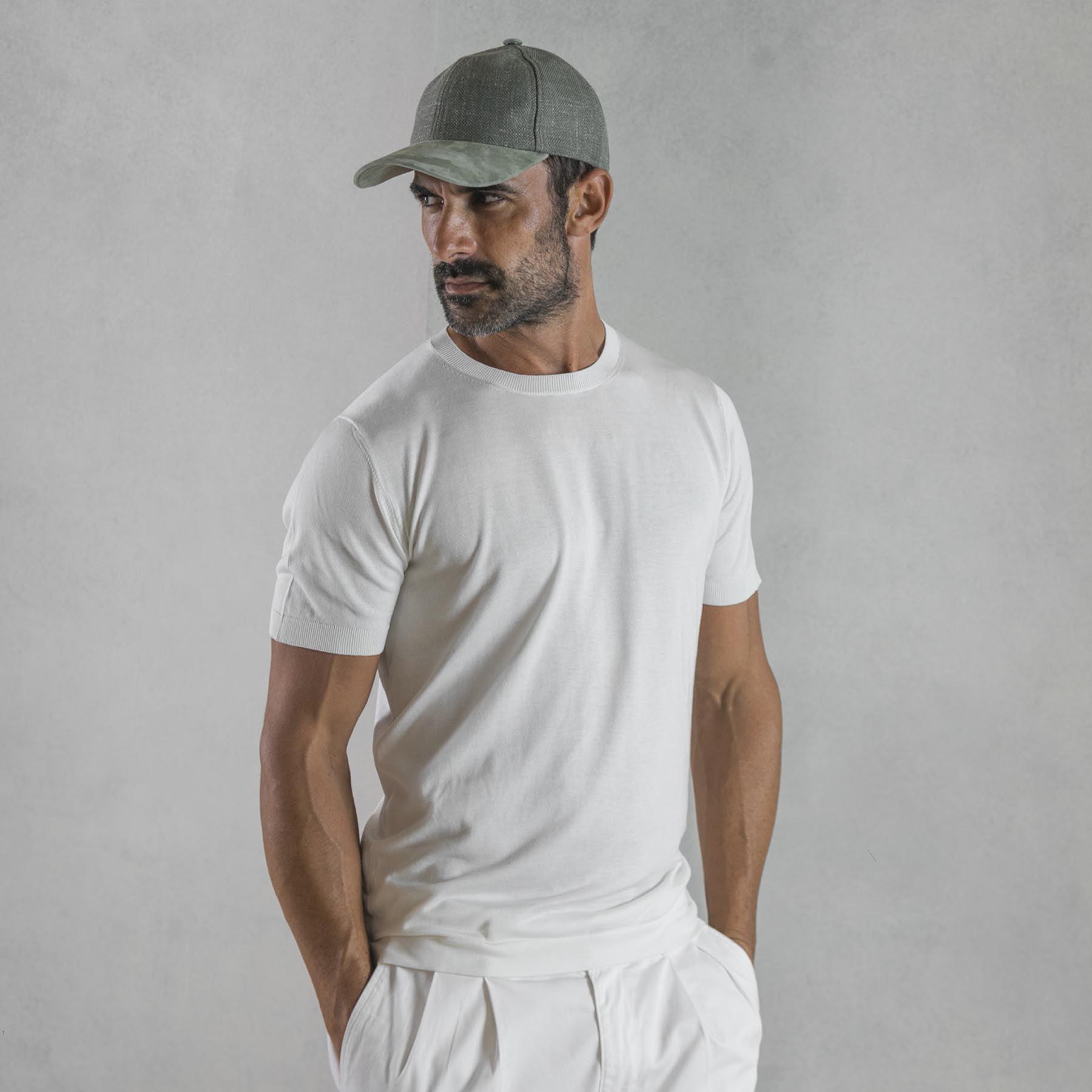 Silk T-Shirt White for Men – Rifugio Handmade Leather Jackets Napoli