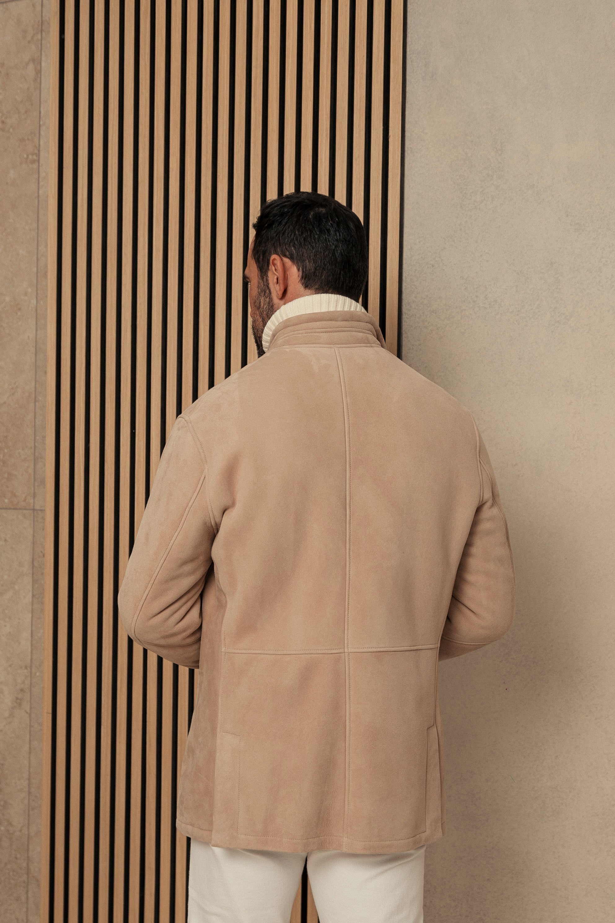 Iconic Shearling Caban Jacket – Rifugio Handmade Leather Jackets