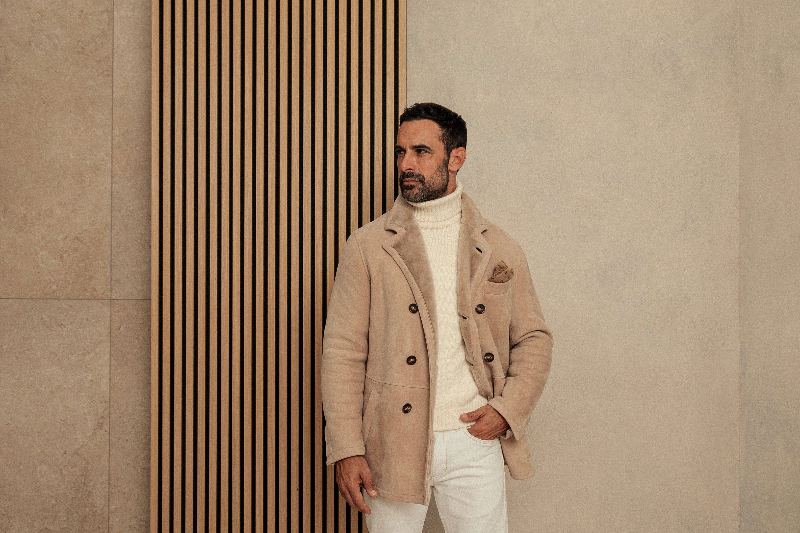 Iconic Shearling Caban Jacket – Rifugio Handmade Leather Jackets