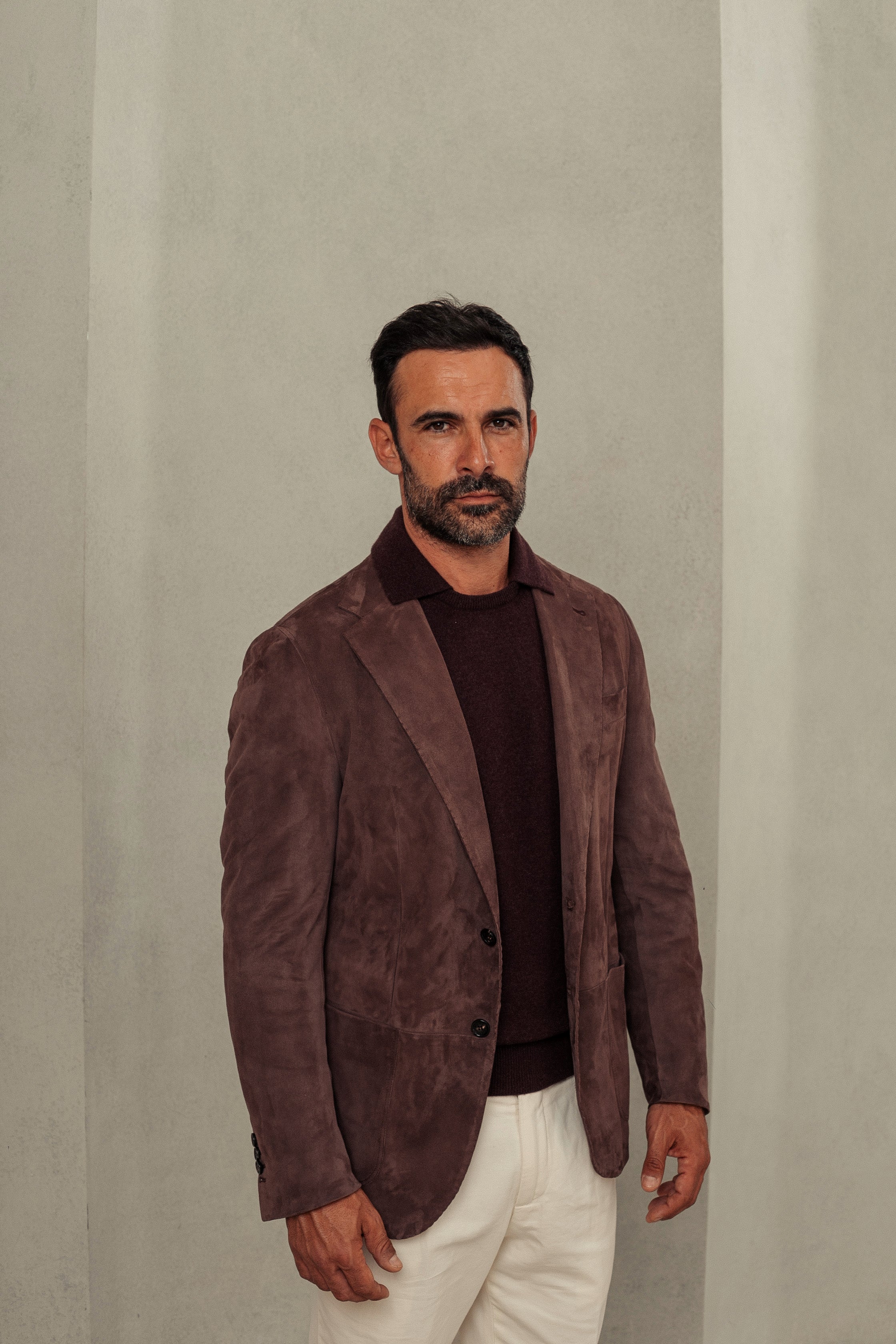 新品　leathery Divide Single Suede Blazer Suede Blazer in Blazers | Vince