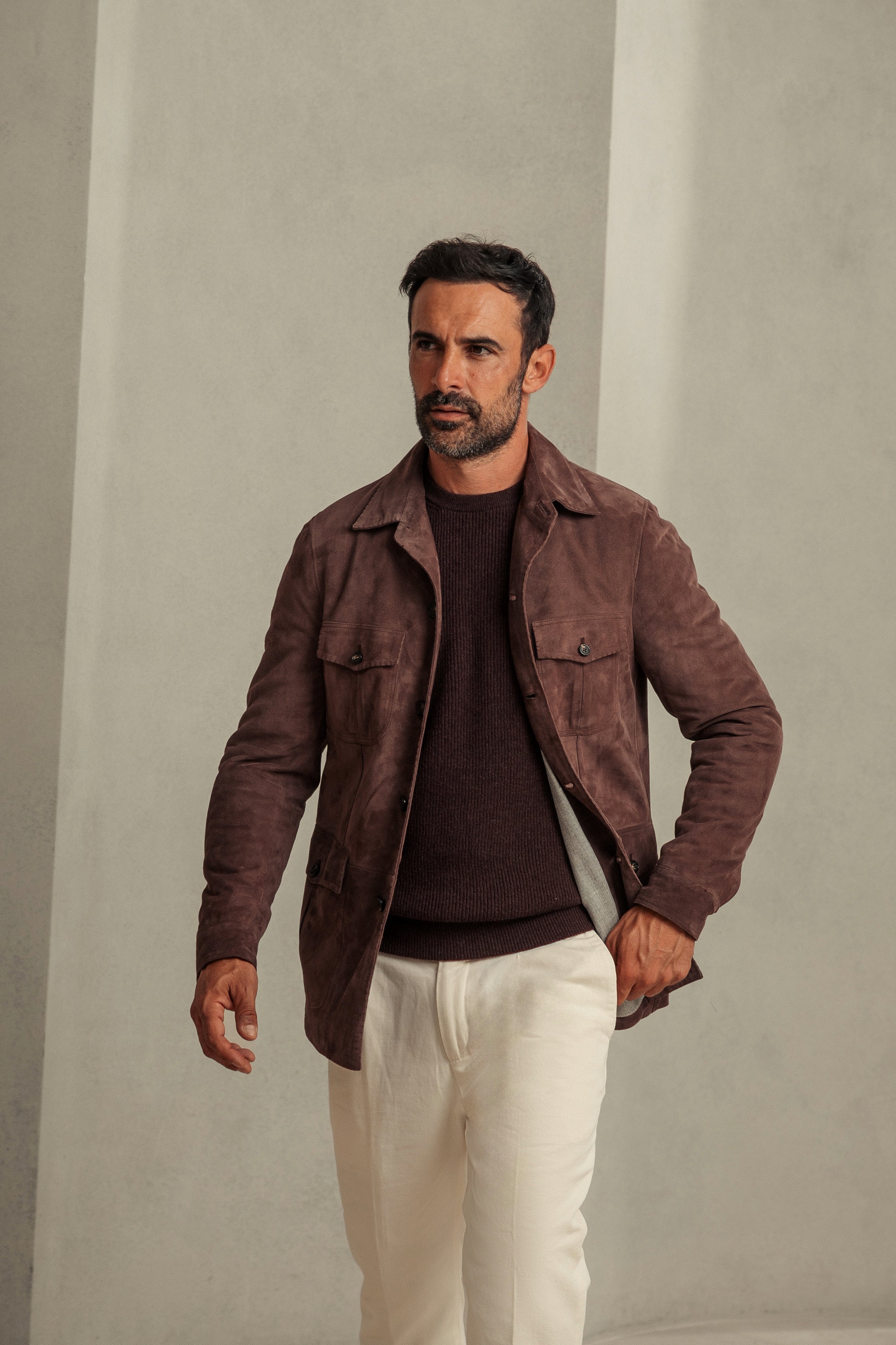 ジャケット・アウター GAP Leather Suede Tailored Jacket Gap Suede Jacket Free Shipping - The Vintage Twin