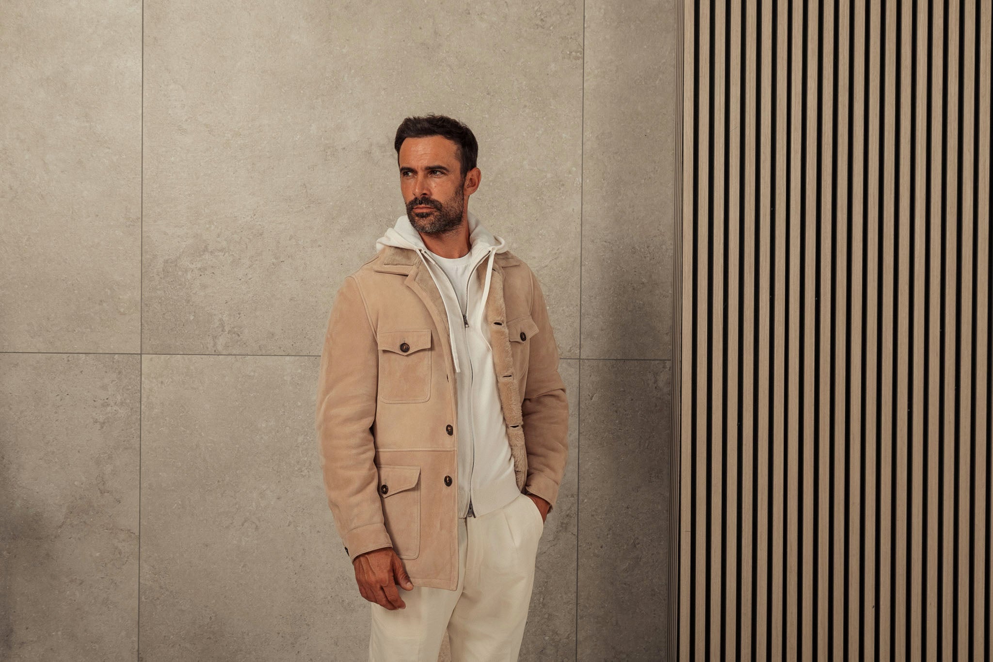 Iconic Shearling Field Jacket – Rifugio Handmade Leather Jackets