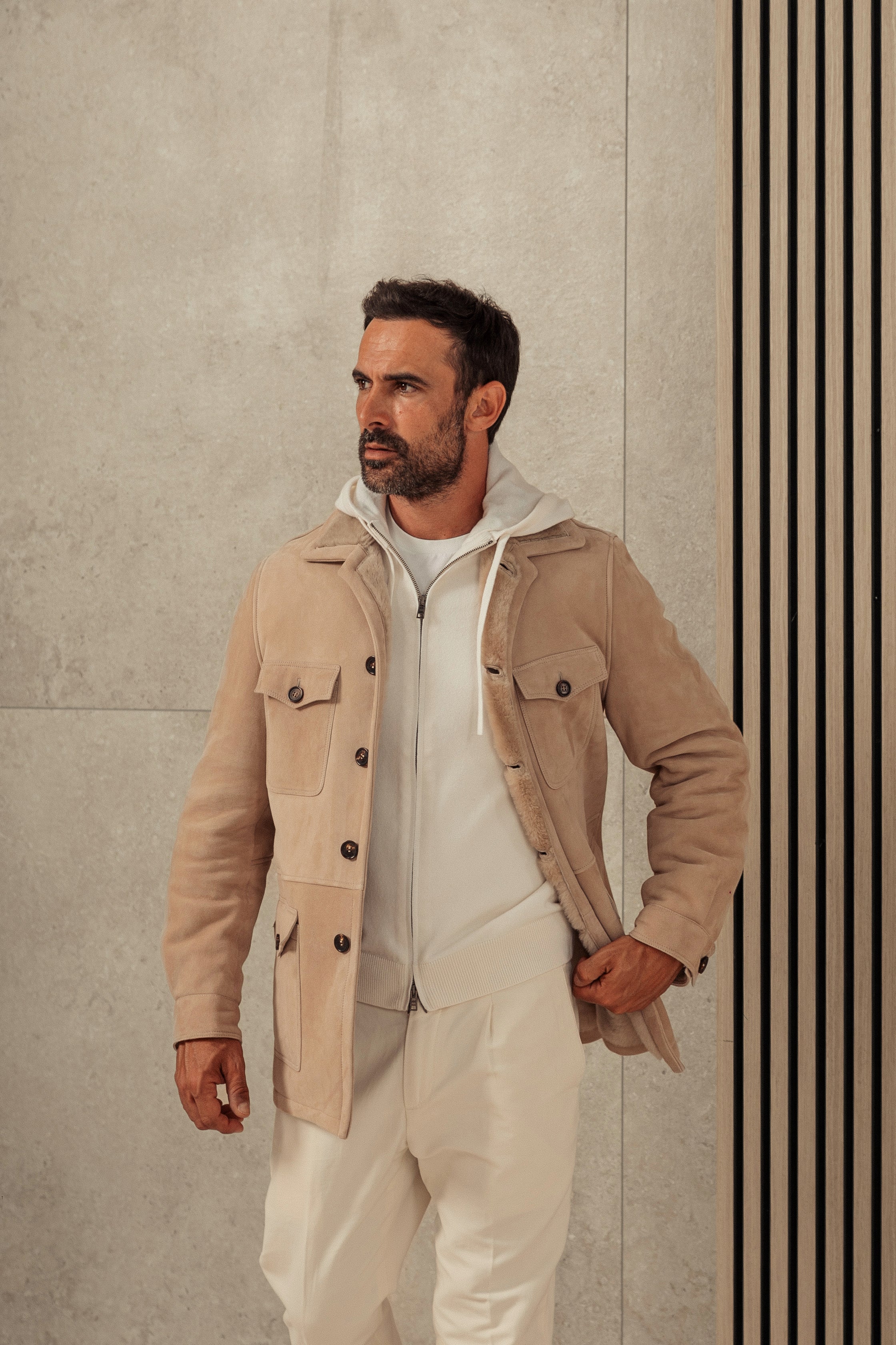 Iconic Shearling Field Jacket – Rifugio Handmade Leather Jackets