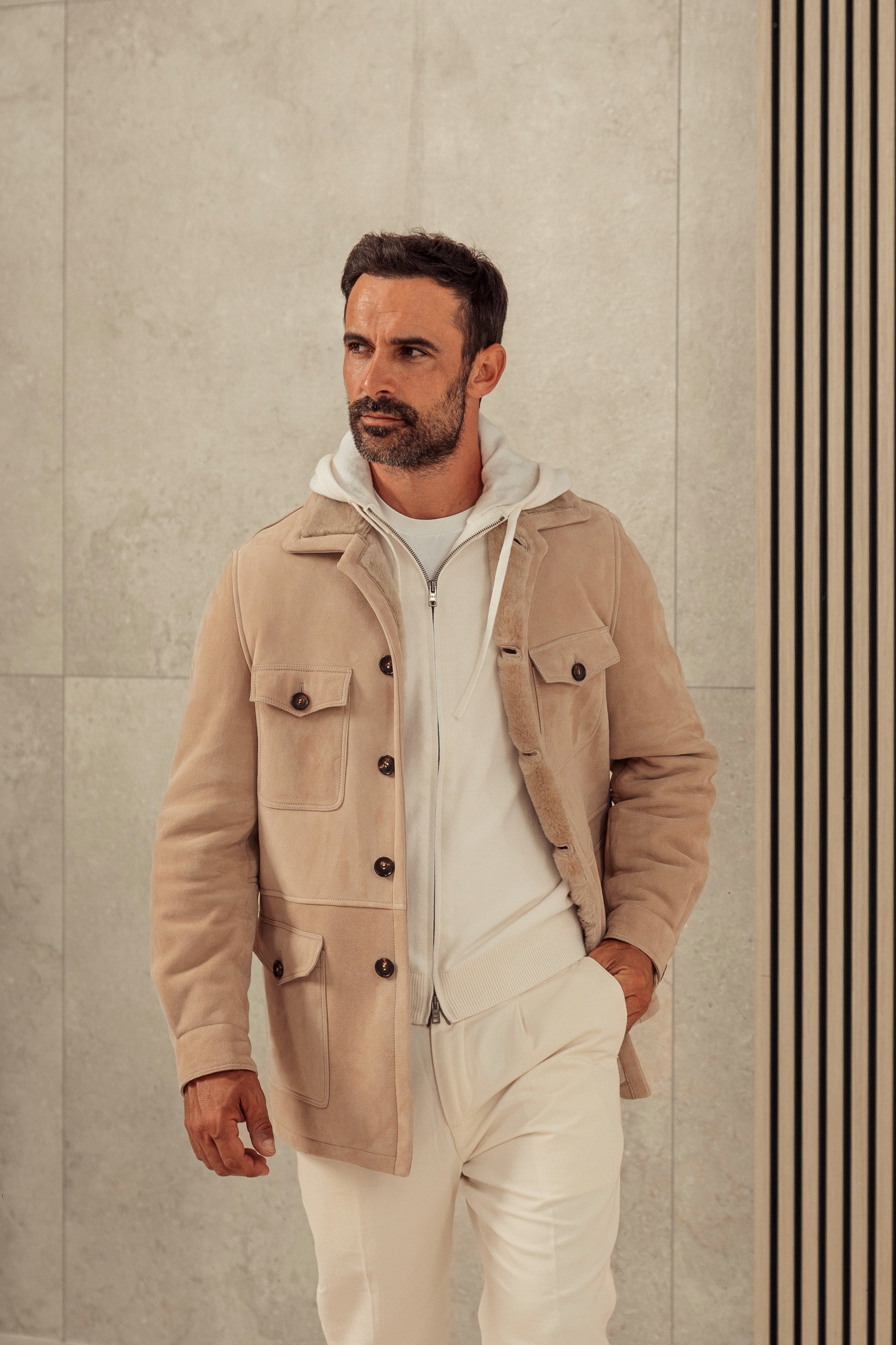 Iconic Shearling Field Jacket – Rifugio Handmade Leather Jackets