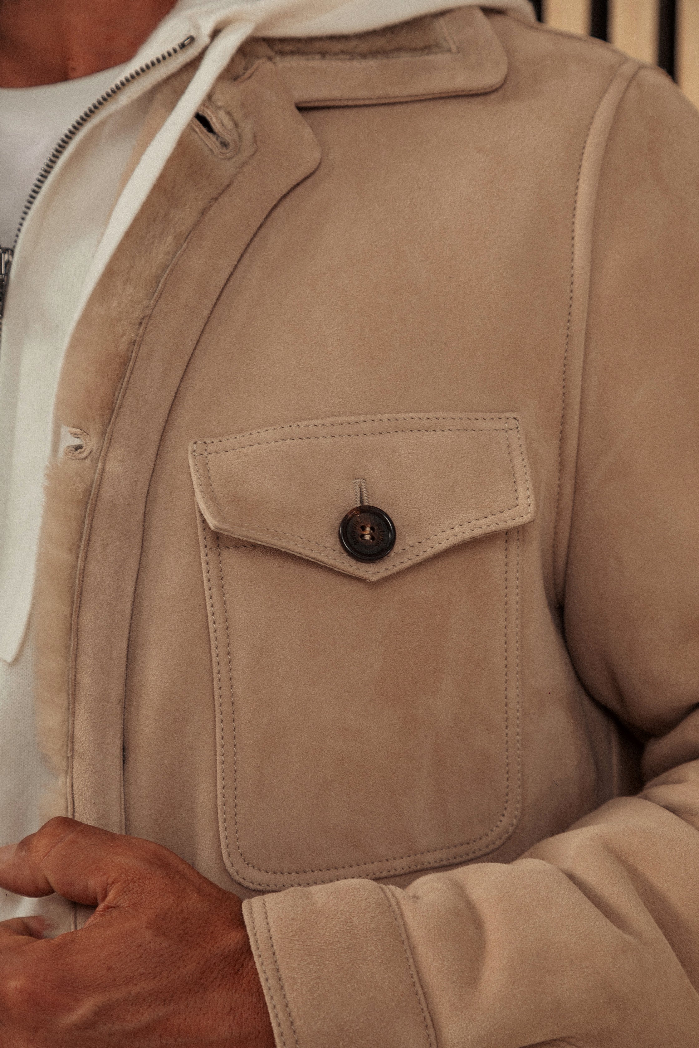 Iconic Shearling Field Jacket – Rifugio Handmade Leather Jackets