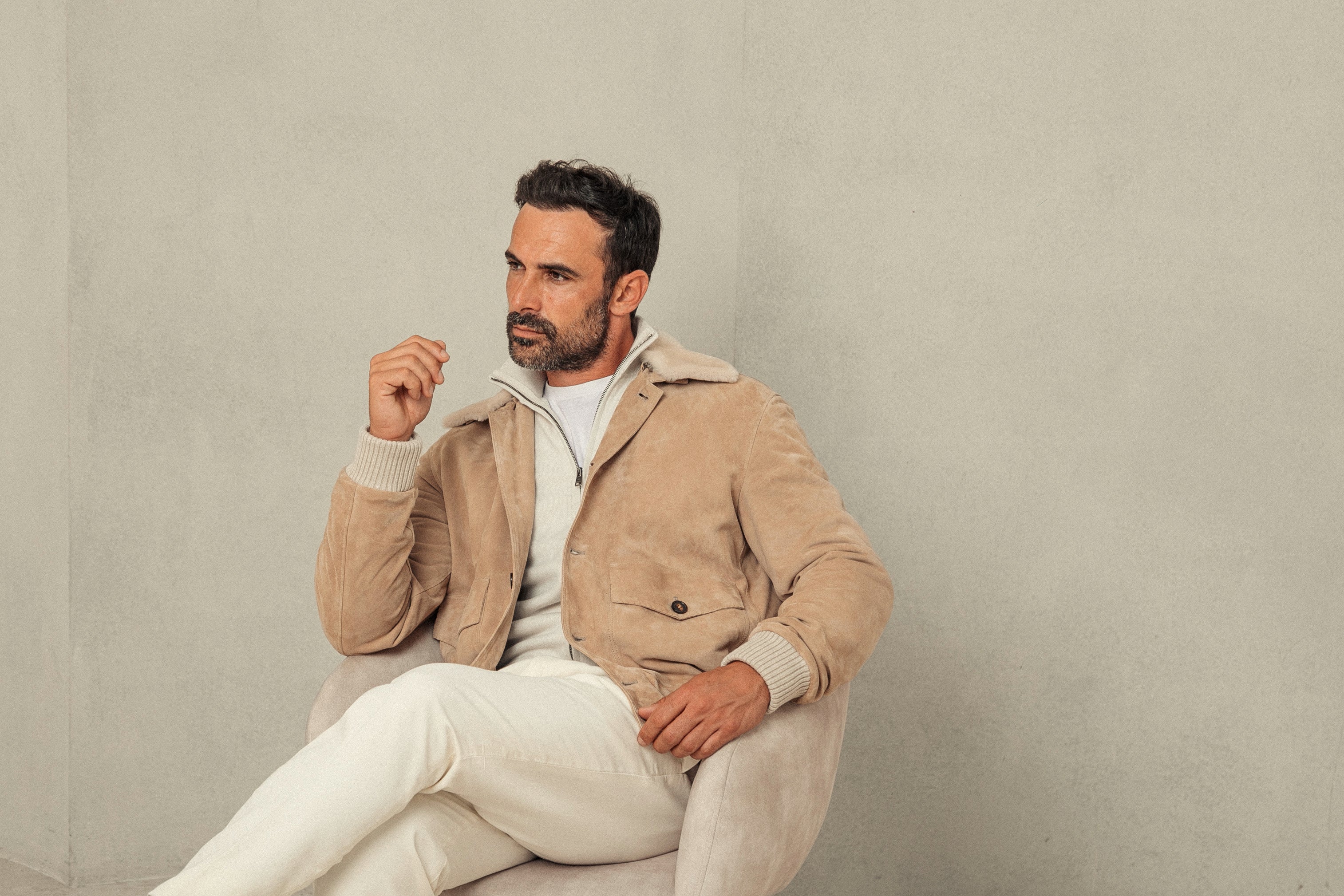 Suede Handmade Classic Blouson Jacket – Rifugio Handmade Leather