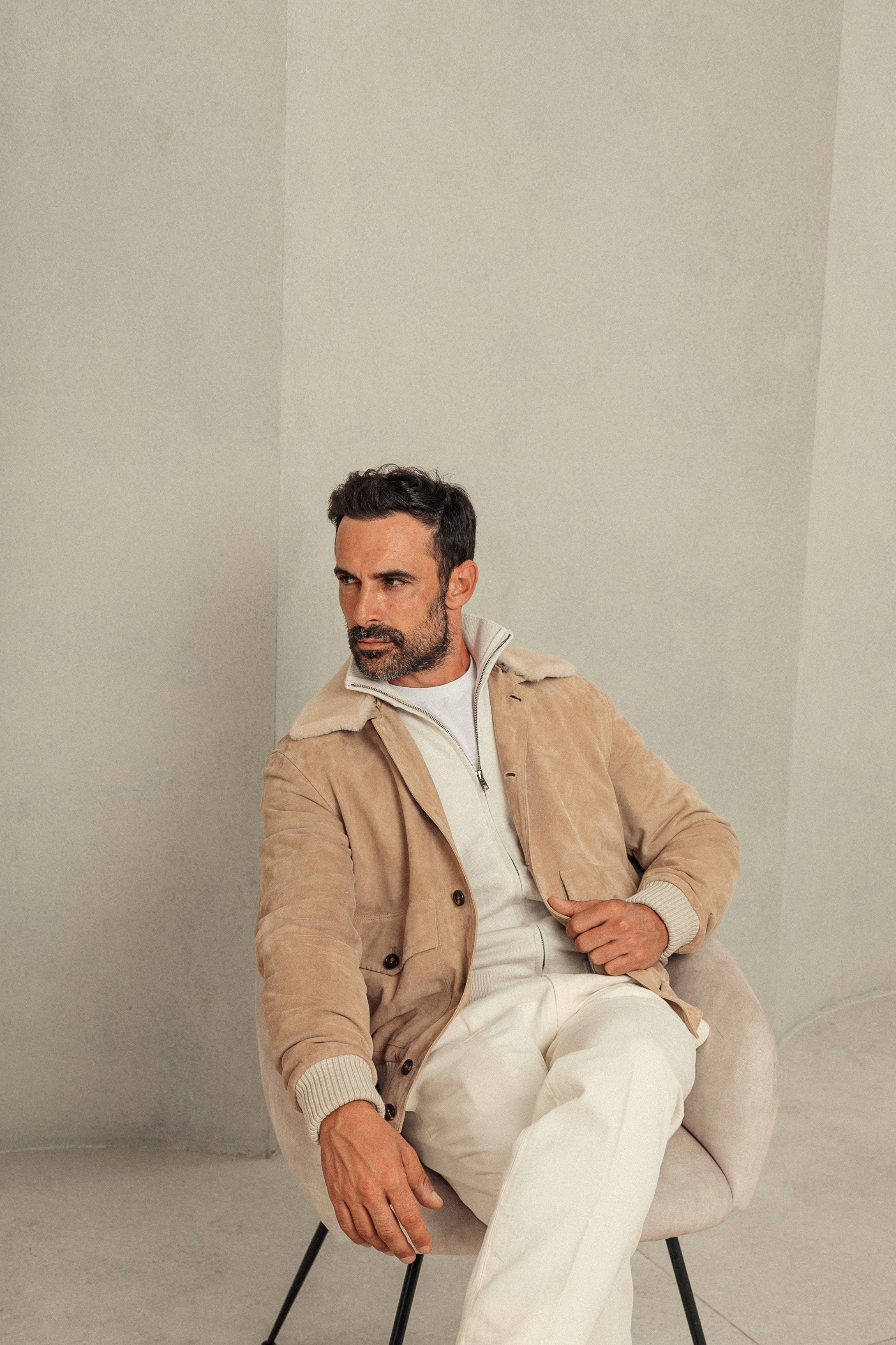 Suede Handmade Classic Blouson Jacket – Rifugio Handmade Leather