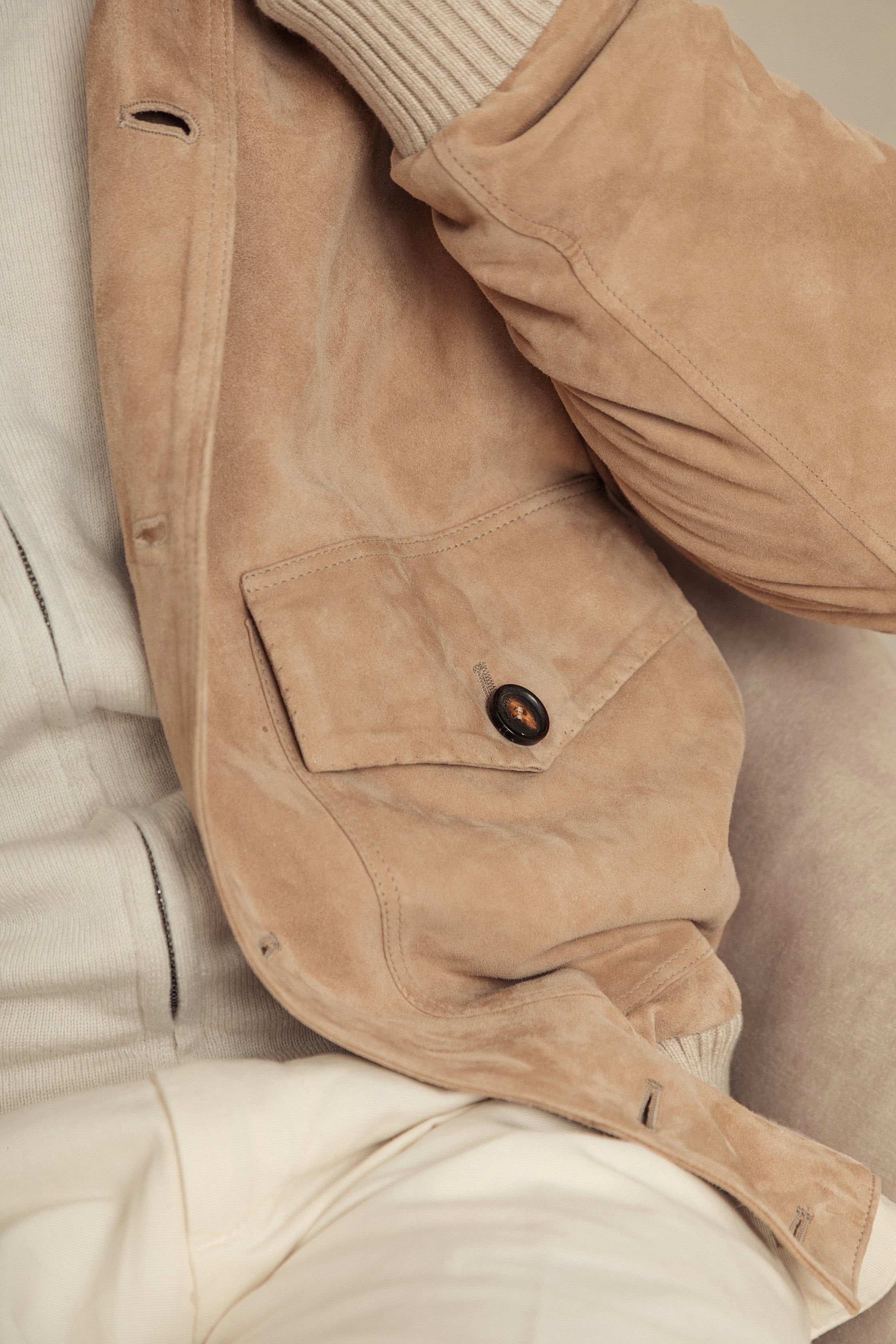 Suede Handmade Classic Blouson Jacket – Rifugio Handmade Leather