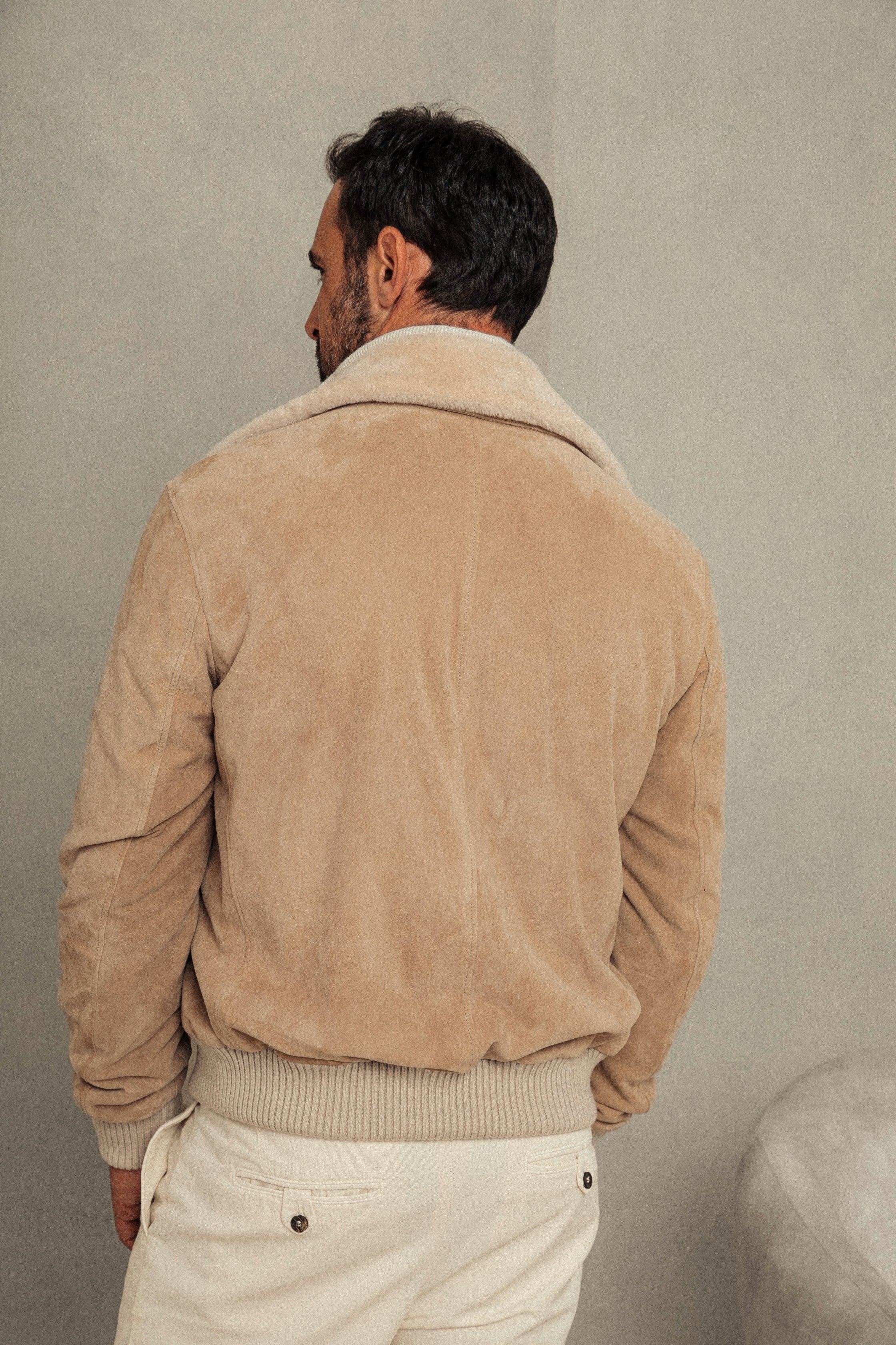 Suede Handmade Classic Blouson Jacket – Rifugio Handmade Leather