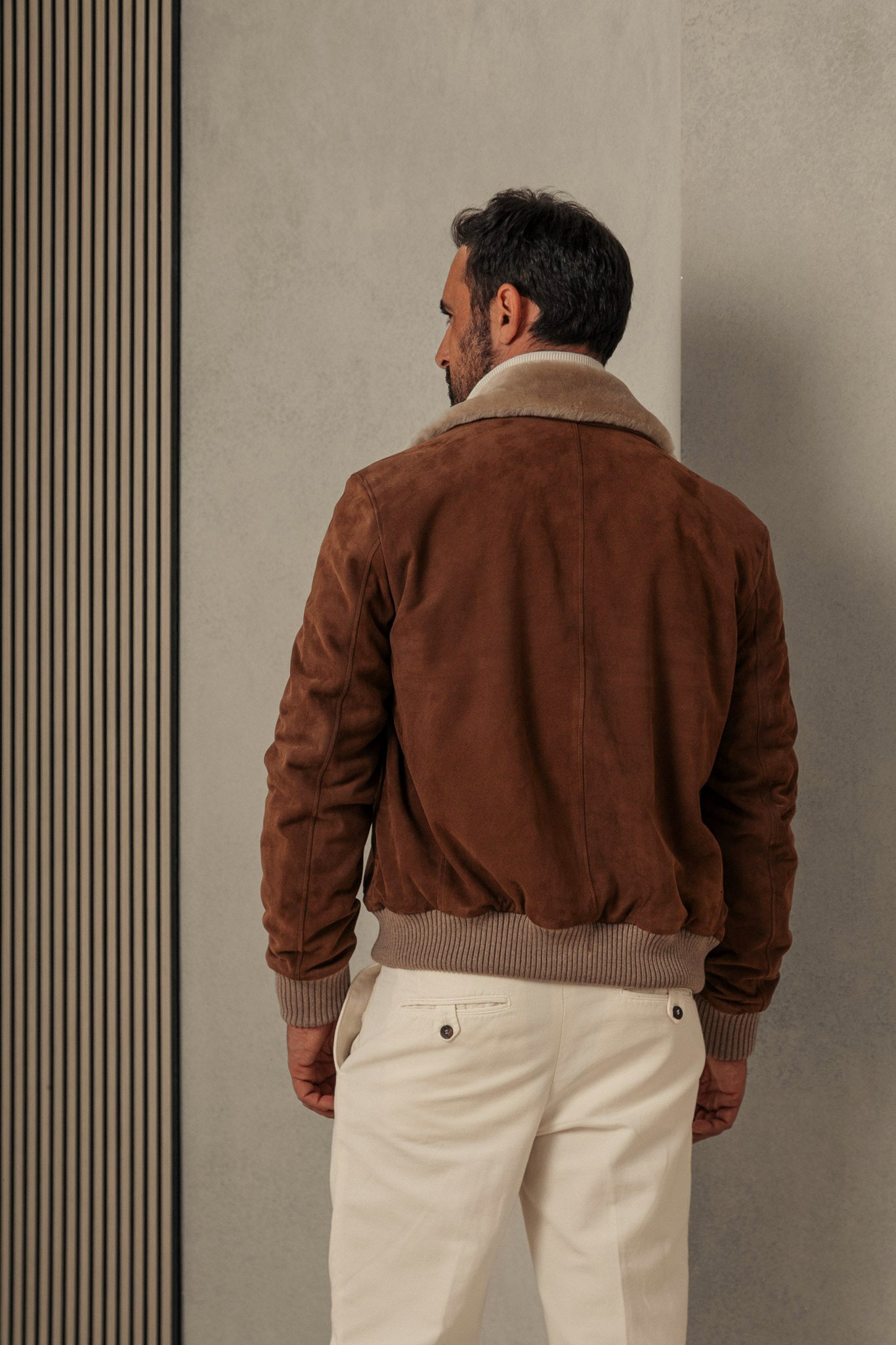 Suede Handmade Classic Blouson Jacket – Rifugio Handmade Leather