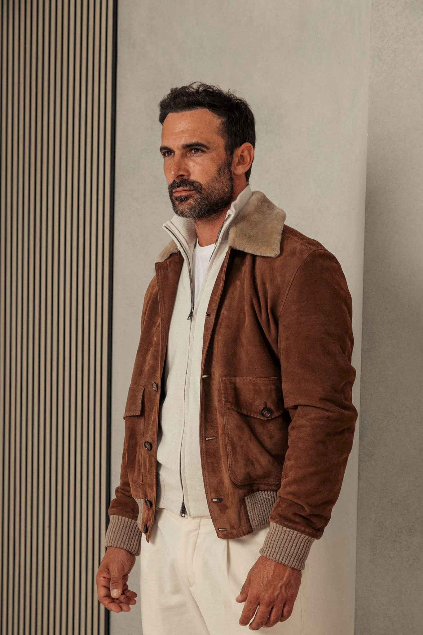 Suede Handmade Classic Blouson Jacket – Rifugio Handmade Leather
