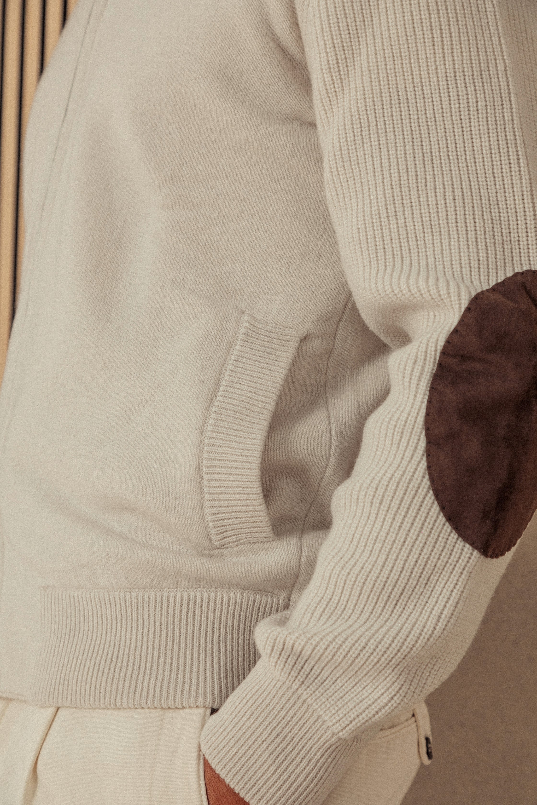 Cashmere Bomber Jacket – Rifugio Handmade Leather Jackets Napoli
