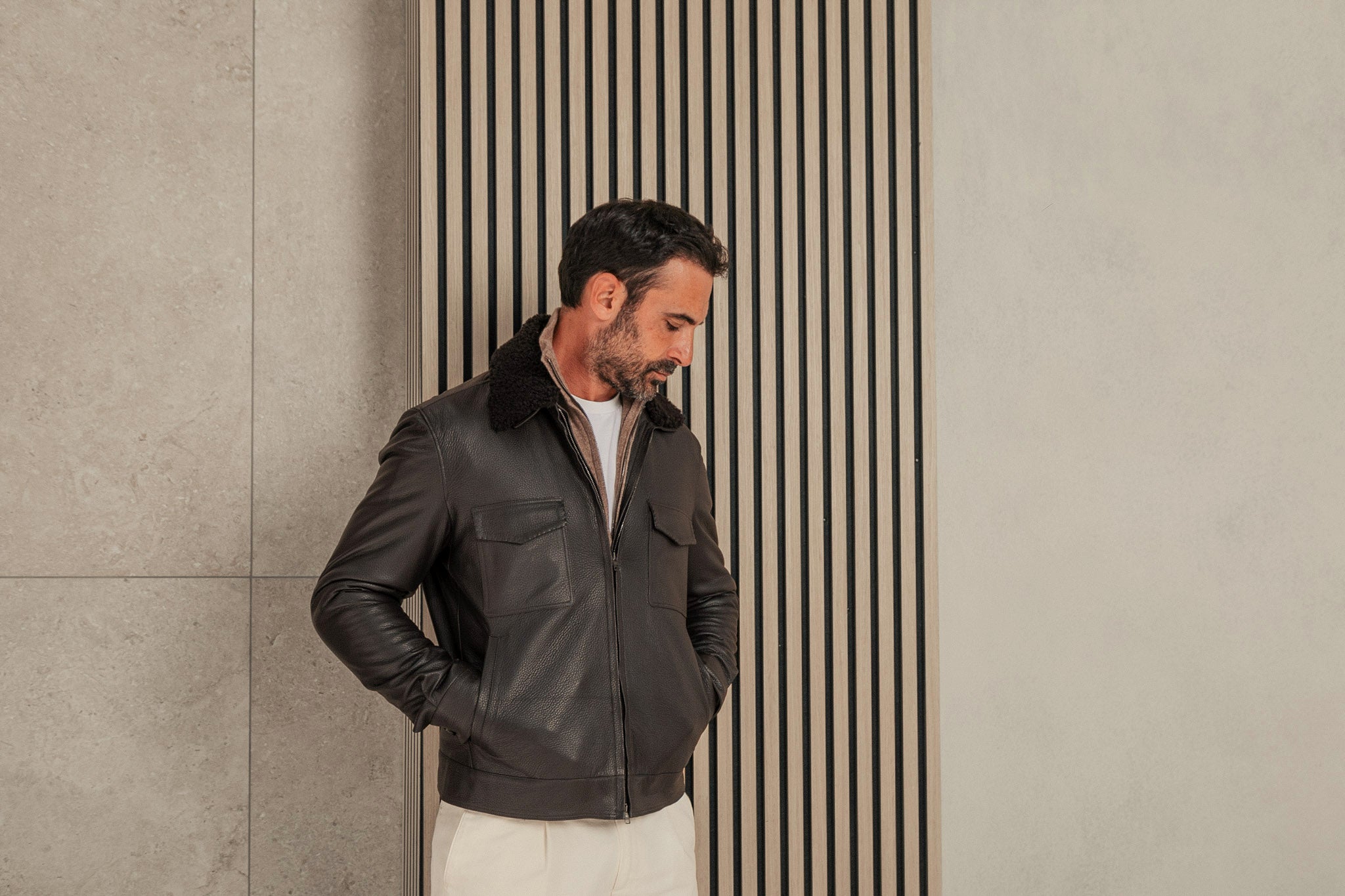 Deerskin Iconic Sport Blouson Jacket – Rifugio Handmade Leather