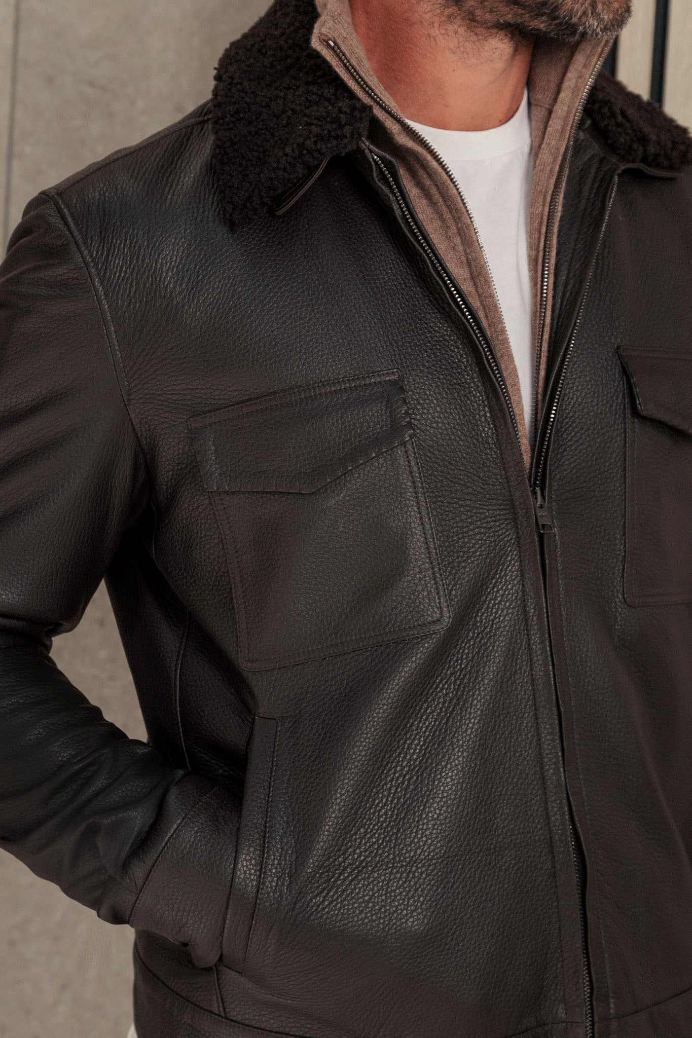 Deerskin Iconic Sport Blouson Jacket – Rifugio Handmade Leather
