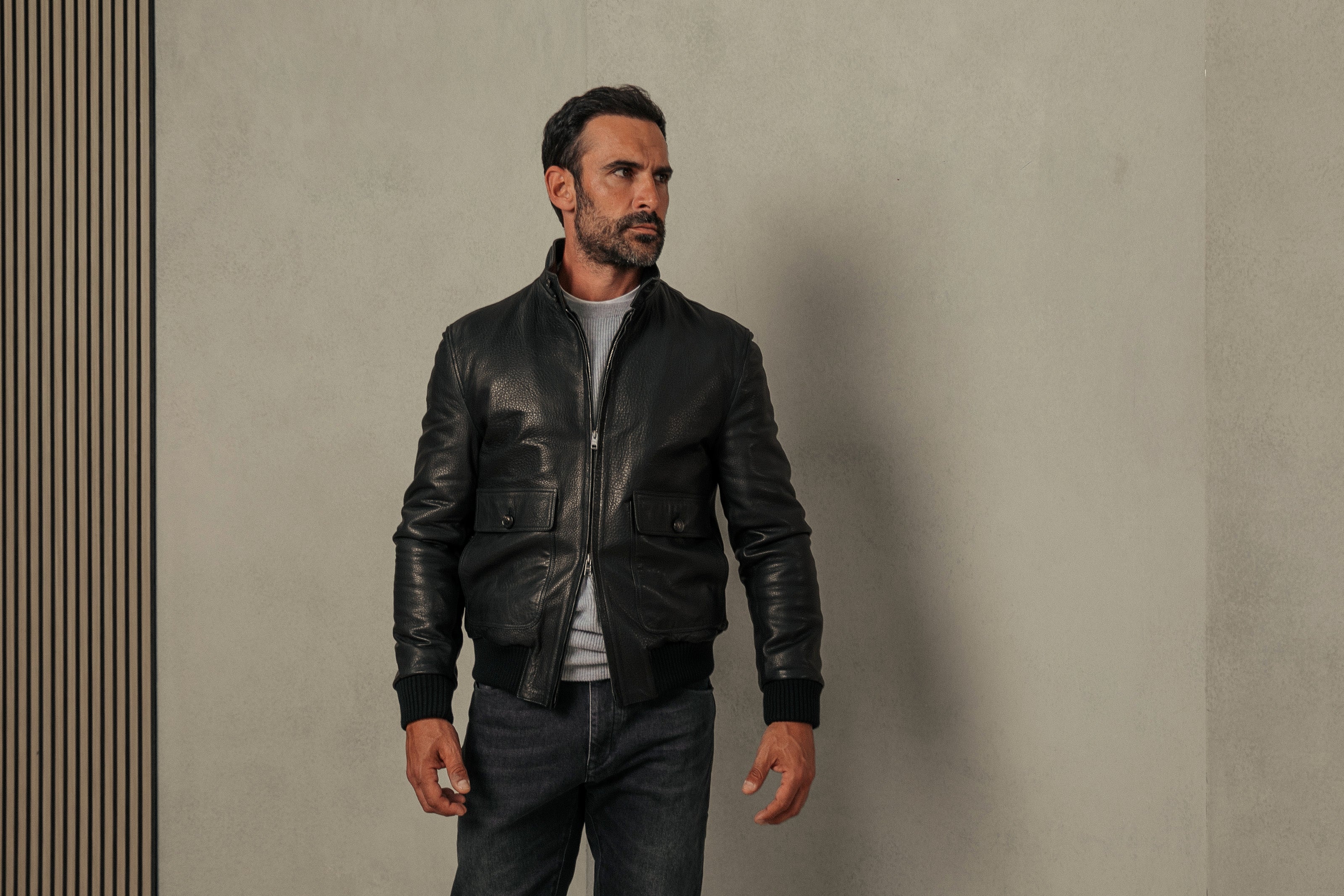 Wild Lamb Sport Jacket – Rifugio Handmade Leather Jackets Napoli