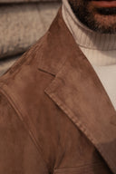 Suede Handmade Sport Lapel Jacket