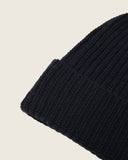 Cashmere Rib Knit Beanie
