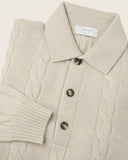 Cashmere Cable Polo